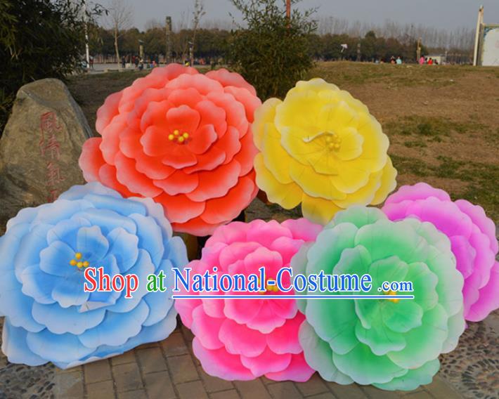 Chinese Traditional Folk Dance Prop Classical Dance Peony Umbrellas for Women