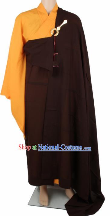 Chinese Traditional Buddhist Monk Clothing Arhat Cassock Buddhism Monks Costumes for Men