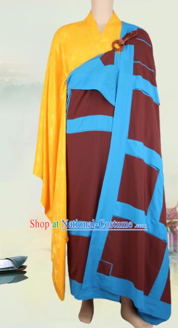 Chinese Traditional Buddhist Monk Buddhism Monks Cassock Costumes for Men