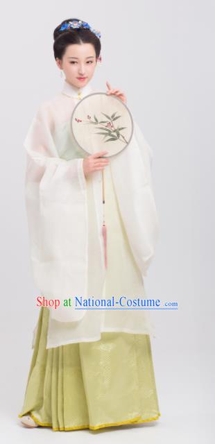 Chinese Traditional Ming Dynasty Historical Costumes Complete Set Ancient Imperial Consort Hanfu Dress for Women