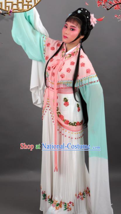 Chinese Traditional Peking Opera Diva Lin Daiyu Dress Ancient Rich Lady Costume for Women