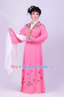 Chinese Traditional Peking Opera Actress Rich Lady Pink Dress Ancient Royal Princess Costume for Women