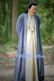 Chinese Ancient Mythlegend Emperor Fuxi Father God First Ancestor Fuxi Shi Tai Hao Costumes Complete Set