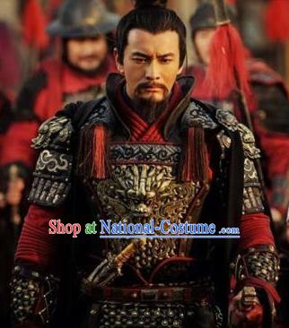 Chinese Ancient Southern Song Dynasty General Yue Fei Body Armor Costumes Complete Set