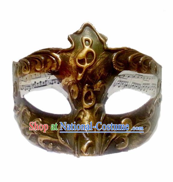 Handmade Venice Carnival Mask Halloween Cosplay Fancy Ball Face Masks Accessories for Men