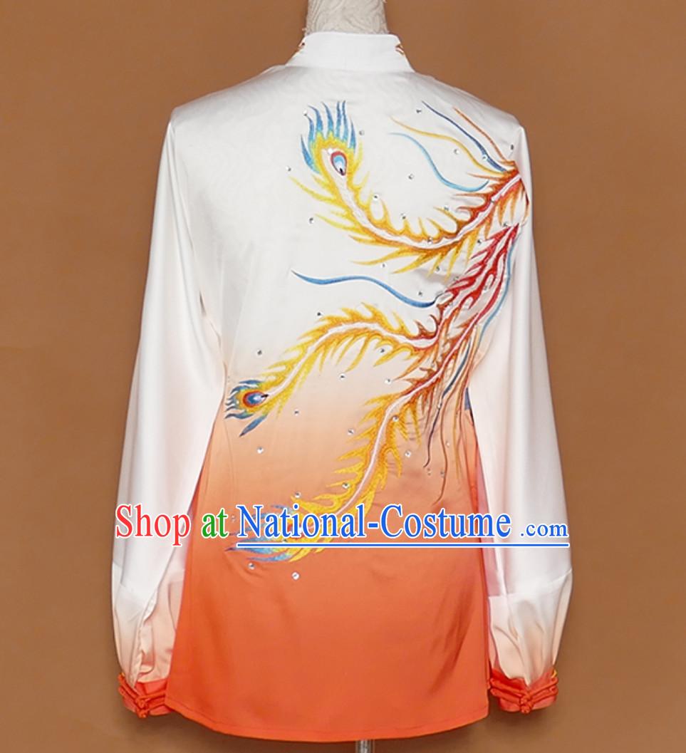 Traditional Kung Fu Tai Ji Clothing Suits Stage Performance Competition Full Set