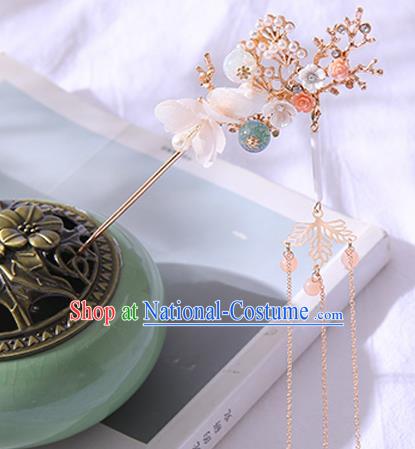 Chinese Ancient Tang Dynasty Princess Plum Pine Hairpins Traditional Hanfu Court Hair Accessories for Women