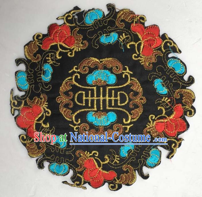 Chinese Traditional National Embroidered Butterfly Applique Dress Patch Embroidery Cloth Accessories