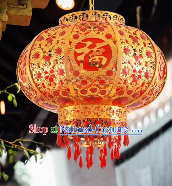 Traditional Chinese Handmade Lantern New Year Hanging Lantern Asian Palace Ceiling Lanterns Ancient Lantern