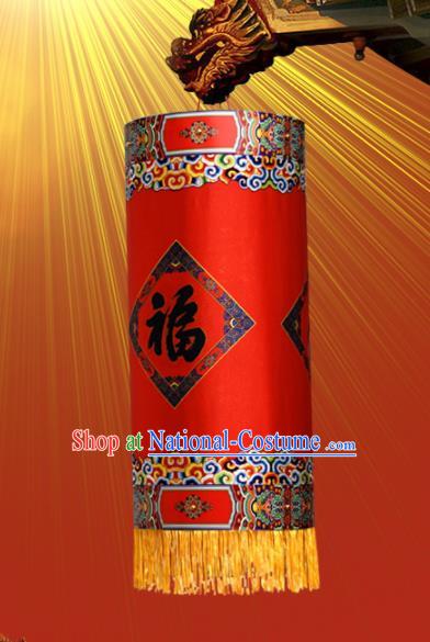 Chinese New Year Decoration Supplies Red Silk Lantern China Traditional Spring Festival Pendant Items