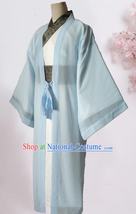 Chinese Traditional Song Dynasty Nobility Childe Costume Ancient Scholar Clothing for Men