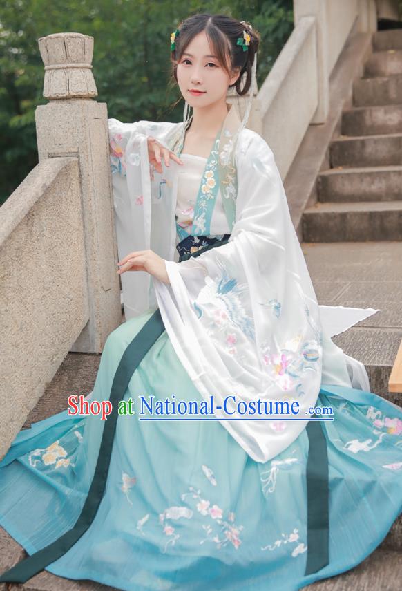 Traditional Chinese Song Dynasty Nobility Lady Hanfu Dress Ancient Royal Princess Historical Costumes for Women