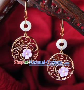 Traditional Chinese Classical Earrings Handmade Court Ear Accessories for Women