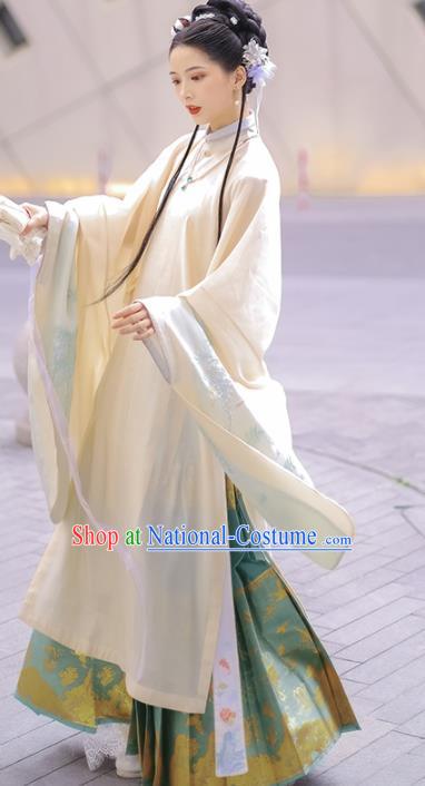 Traditional Chinese Ming Dynasty Imperial Concubine Replica Costumes Ancient Royal Princess Hanfu Dress for Women