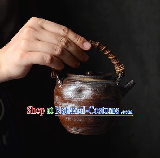 Traditional Chinese Handmade Kung Fu Zisha Teapot Red Clay Pottery Teapot