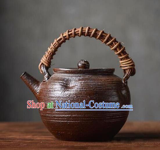 Traditional Chinese Handmade Kung Fu Zisha Teapot Red Clay Pottery Teapot