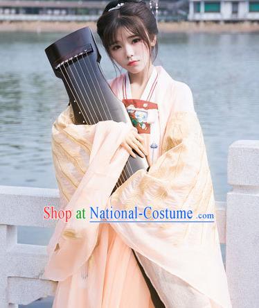 Traditional Chinese Tang Dynasty Court Dancer Replica Costumes Ancient Imperial Concubine Hanfu Dress for Women