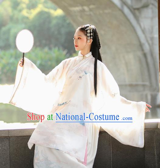 Traditional Chinese Ming Dynasty Nobility Lady Replica Costumes Ancient Royal Princess Hanfu Dress for Women