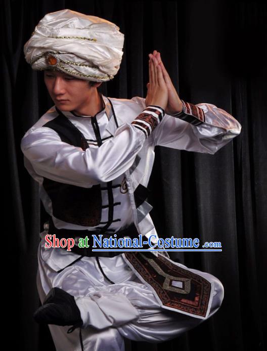 Professional Indian Dance Costume Oriental Dance Stage Show Clothing for Men