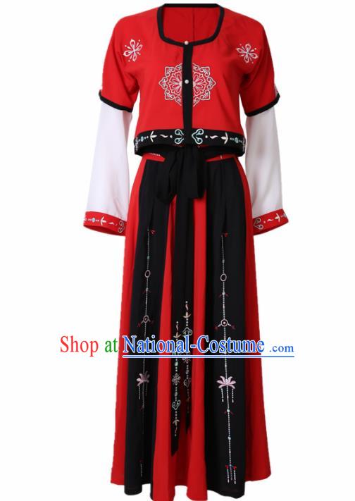 Chinese Tang Dynasty Court Maid Hanfu Dress Traditional Ancient Palace Maidservants Costumes for Women