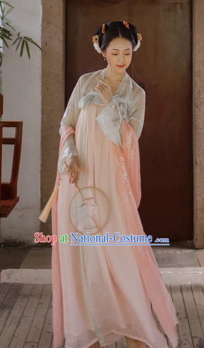 Chinese Tang Dynasty Court Lady Hanfu Dress Traditional Ancient Imperial Consort Costumes for Women