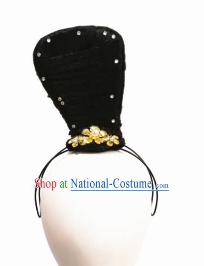 Chinese Traditional Tao Li Cup Classical Dance Hair Accessories Fan Dance Wig Chignon Headdress for Women