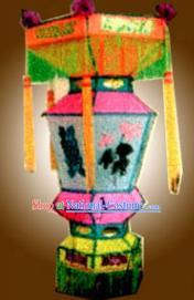 Chinese Traditional Painting Lotus Palace Lantern New Year Hanging Lamp Lantern Festival Lamp