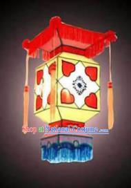 Chinese Traditional New Year Yellow Hanging Lamp Handmade Palace Lantern Lantern Festival Lanterns