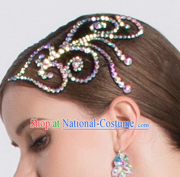 Top Grade Latin Dance Hair Claw Modern Dance International Ballroom Dance Hair Accessories for Women