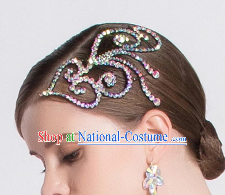 Top Grade Latin Dance Hair Claw Modern Dance International Ballroom Dance Hair Accessories for Women