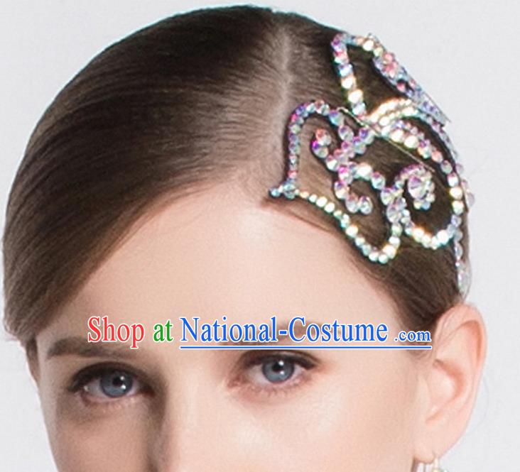 Top Grade Latin Dance Hair Claw Modern Dance International Ballroom Dance Hair Accessories for Women