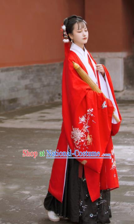 Traditional Chinese Ming Dynasty Nobility Lady Replica Costumes Ancient Princess Hanfu Dress for Women