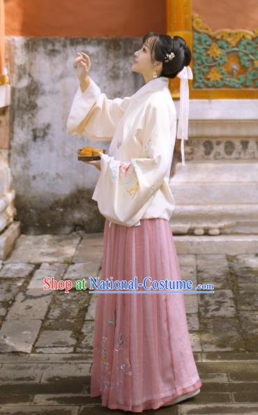 Traditional Chinese Ming Dynasty Replica Costumes Ancient Nobility Lady Hanfu Blouse and Dress for Women