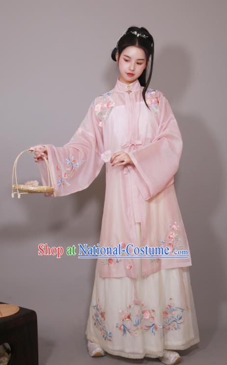 Traditional Chinese Ming Dynasty Rich Female Replica Costumes Ancient Nobility Lady Hanfu Dress for Women