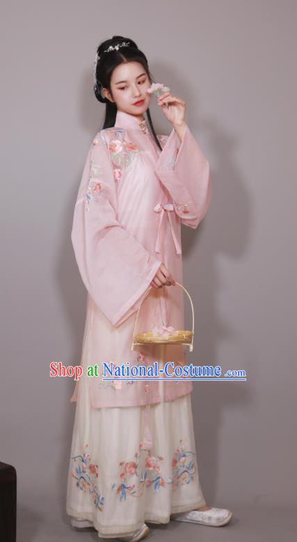 Traditional Chinese Ming Dynasty Rich Female Replica Costumes Ancient Nobility Lady Hanfu Dress for Women