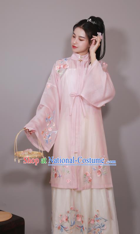 Traditional Chinese Ming Dynasty Rich Female Replica Costumes Ancient Nobility Lady Hanfu Dress for Women