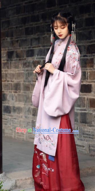 Traditional Chinese Ming Dynasty Nobility Lady Dress Ancient Hanfu Royal Princess Replica Costumes for Women