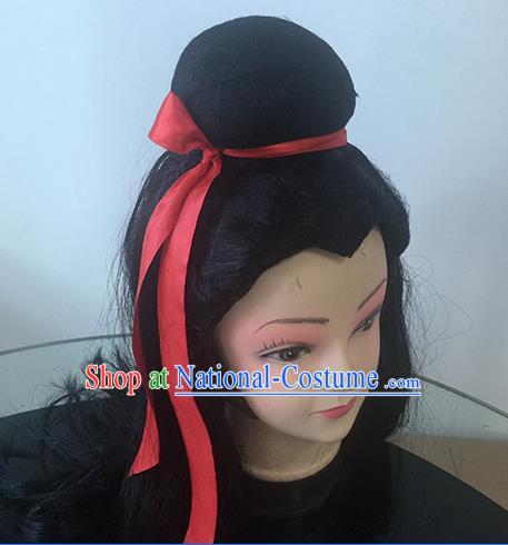 Chinese Beijing Opera Niche Headgear Traditional Peking Opera Scholar Wig Sheath for Men