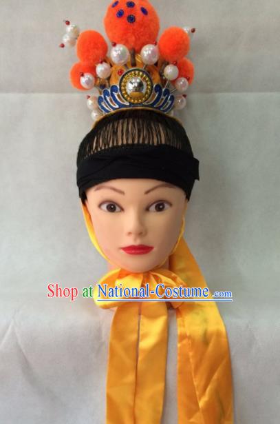 Chinese Beijing Opera Niche Hair Crown Traditional Peking Opera Prince Headwear for Men