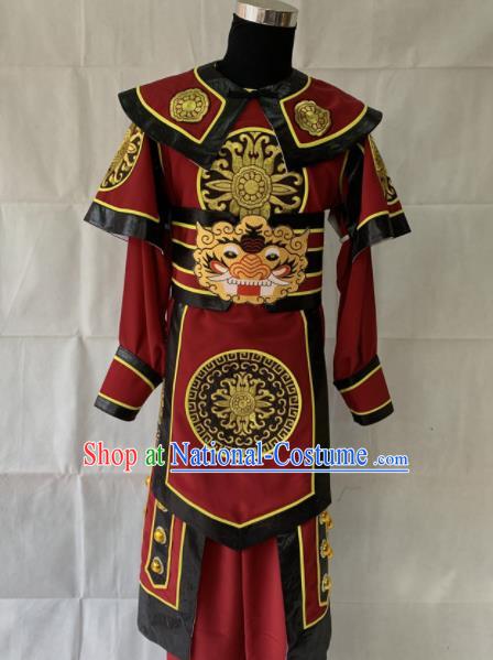 Chinese Beijing Opera Takefu Clothing Traditional Peking Opera Soldier Costume for Men