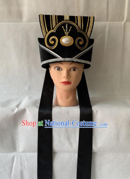 Chinese Beijing Opera Minister Hat Traditional Peking Opera Royal Highness Headwear for Men