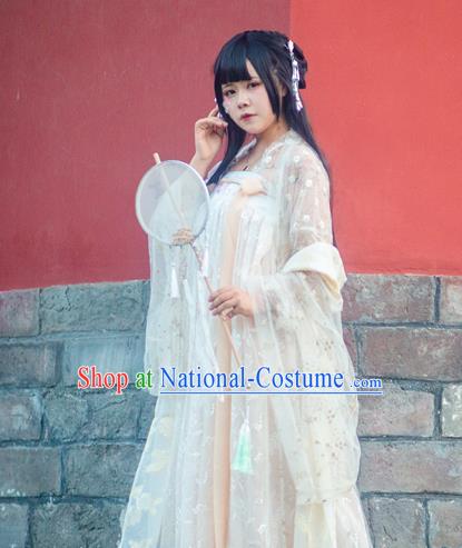 Ancient Chinese Tang Dynasty Nobility Lady Hanfu Dress Court Princess Historical Costumes for Women