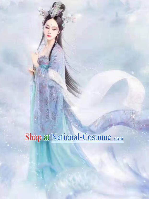 Ancient Chinese Tang Dynasty Imperial Consort Hanfu Dress Court Lady Historical Costumes for Women