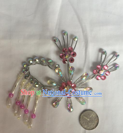 Chinese Beijing Opera Diva Hair Claw Hairpins Traditional Peking Opera Hair Accessories for Women