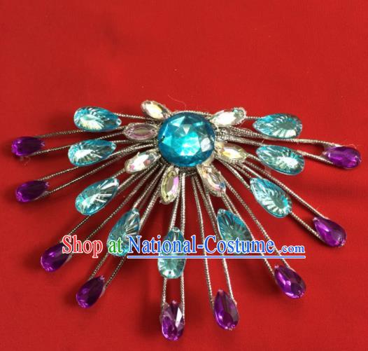 Chinese Beijing Opera Actress Hair Claw Traditional Peking Opera Princess Hair Accessories for Women