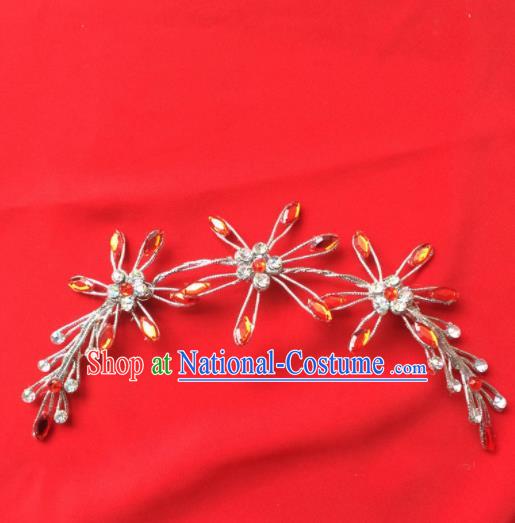 Chinese Beijing Opera Actress Hair Stick Hairpins Traditional Peking Opera Princess Hair Accessories for Women