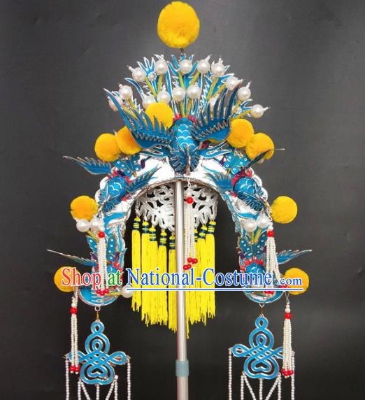 Chinese Beijing Opera Queen Phoenix Coronet Traditional Peking Opera Hat Hair Accessories for Women