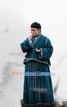 Ancient Chinese Drama Livehand Ever Night Traditional Tang Dynasty Civilian Chen Pipi Costumes for Men