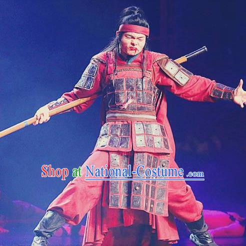 Chinese The Romantic Show of Sanya Stage Performance Dance General Costume for Men