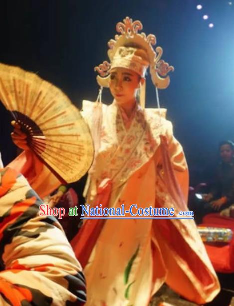 Chinese The Romantic Show of Songcheng Scholar Liang Shanbo Stage Performance Dance Costume for Men